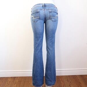 american eagle low rise bootcut jeans light wash y2k denim